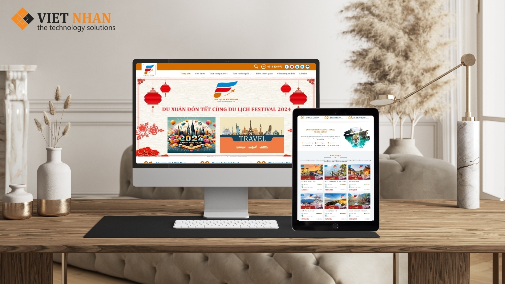 Thiết kế website Việt Nhân 3
