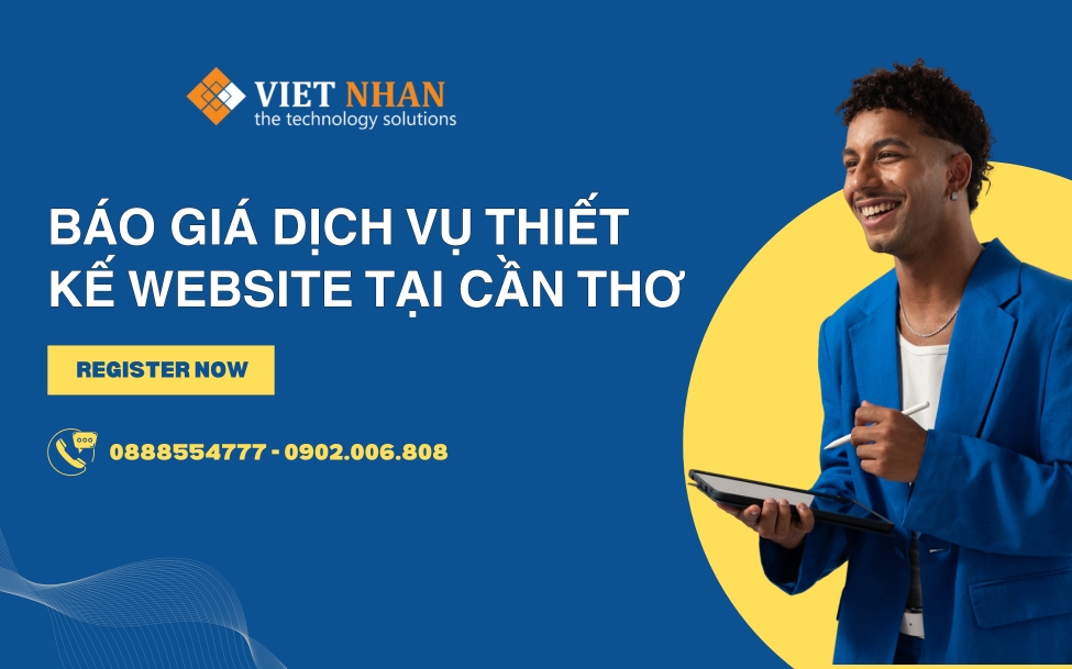 Báo giá dịch vụ thiết kế website tại Cần Thơ mới nhất