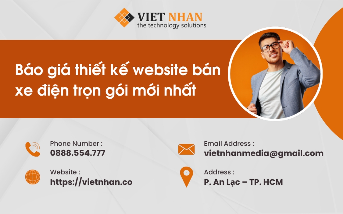Báo giá thiết kế website bán xe điện trọn gói mới nhất