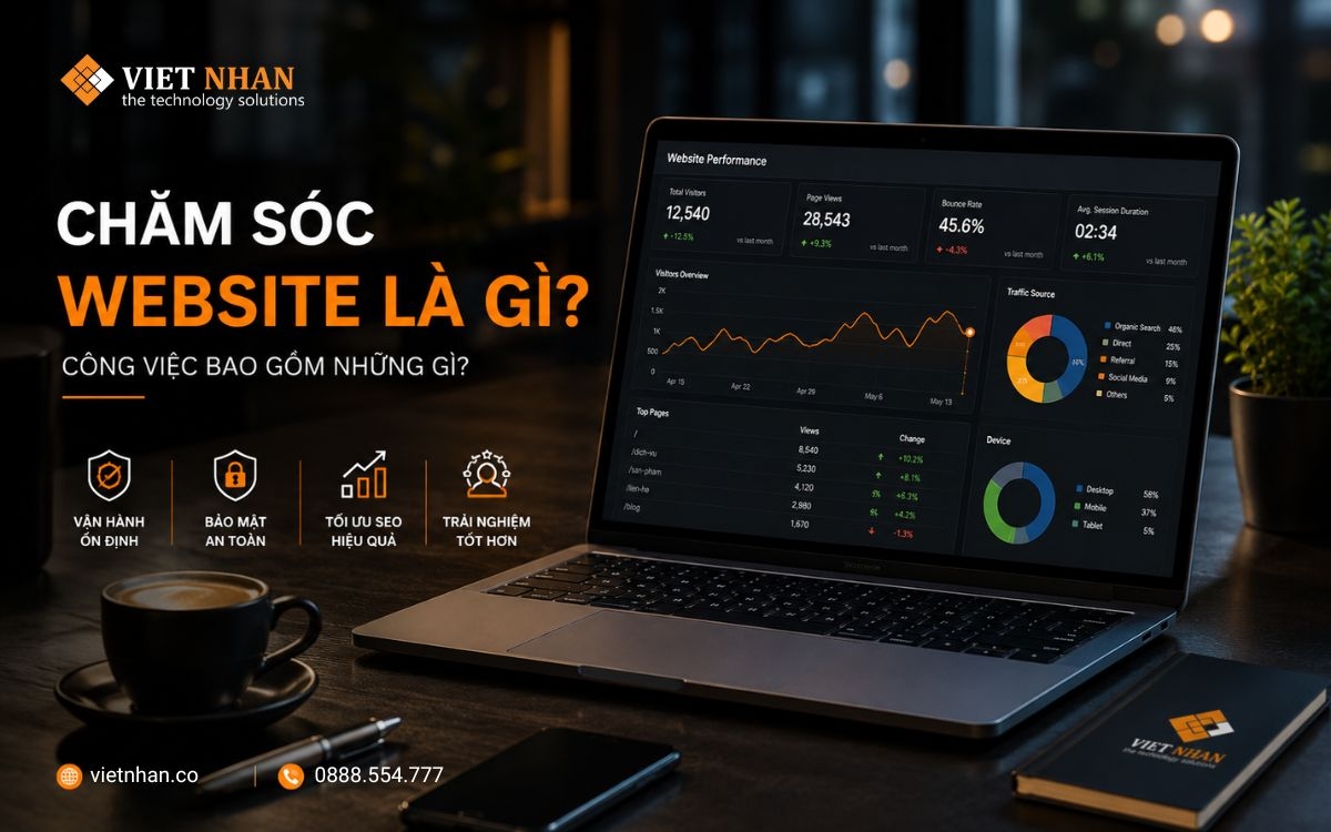 Chăm sóc website là gì? Công việc bao gồm những gì?