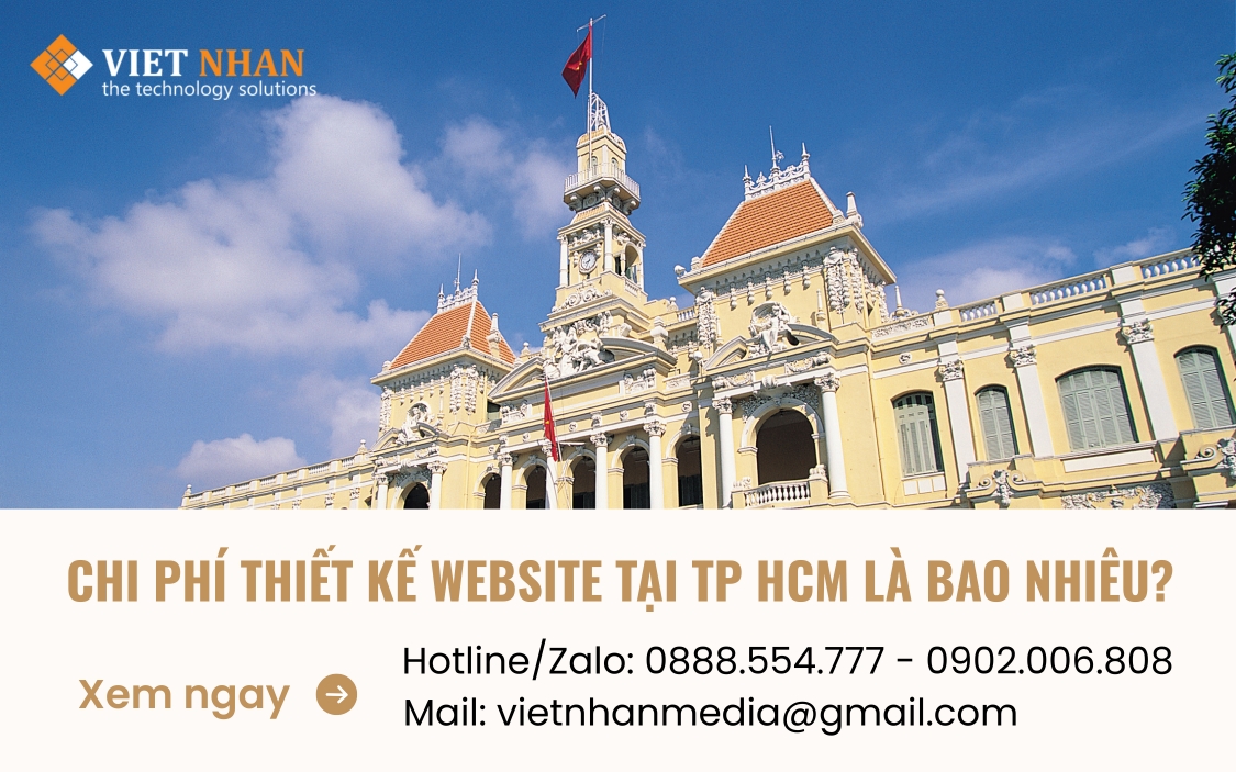Chi phí thiết kế website tại TP HCM là bao nhiêu? Báo giá chi tiết 2025
