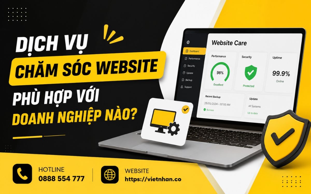 Dịch vụ chăm sóc website phù hợp với doanh nghiệp nào?