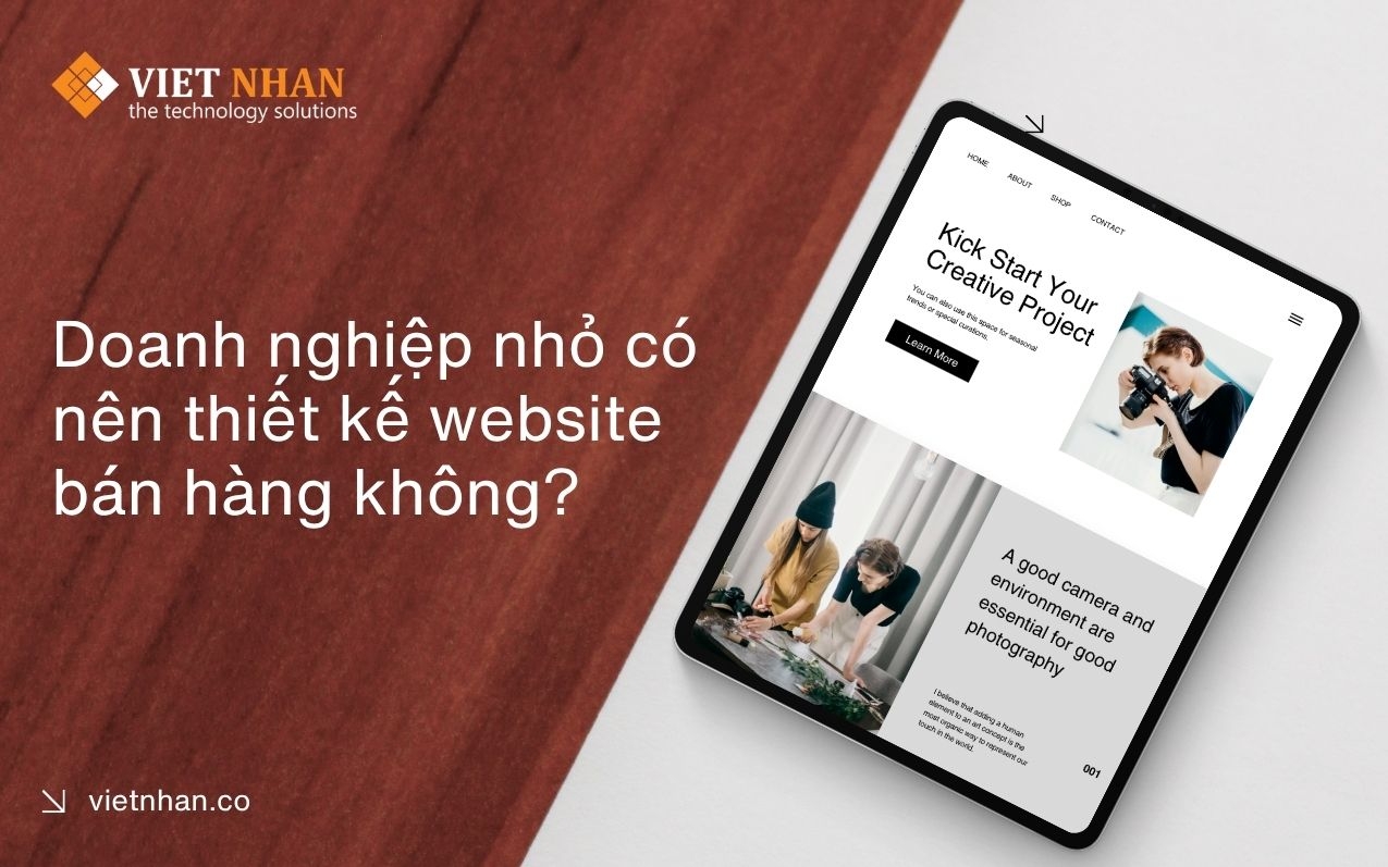 Doanh nghiệp nhỏ có nên thiết kế website bán hàng không?