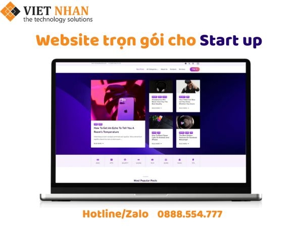 Gợi ý gói website trọn gói tối ưu cho startup