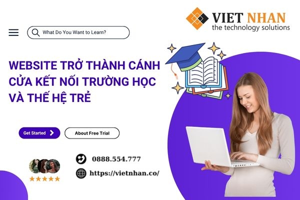 Khi Website Trở Thành Cánh Cửa Kết Nối Giữa Trường Học Và Thế Hệ Trẻ