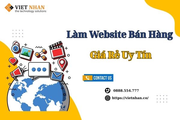 Làm Website Bán Hàng Giá Rẻ Uy Tín