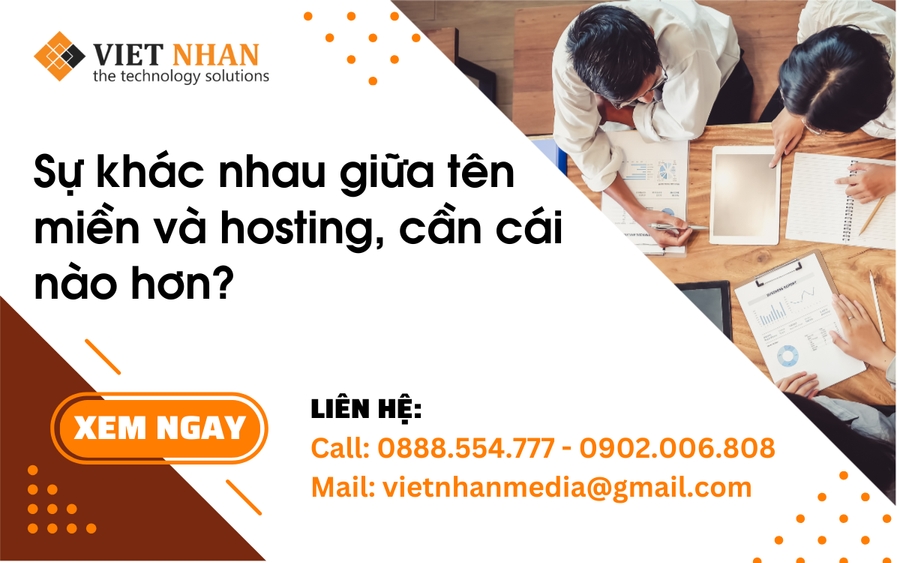 Sự khác nhau giữa tên miền và hosting, cần cái nào hơn?