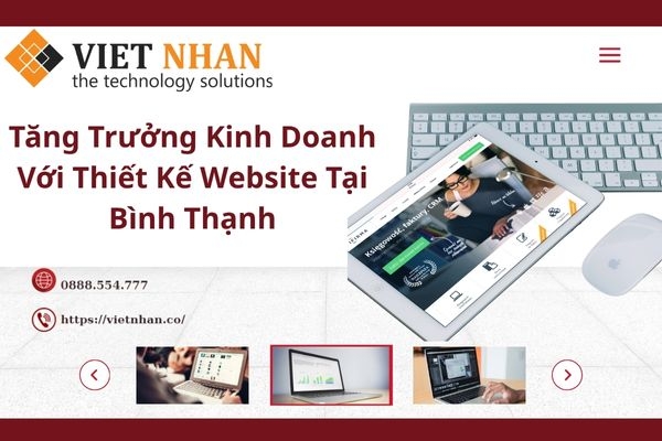 Tăng Trưởng Kinh Doanh Với Dịch Vụ Thiết Kế Website Tại Bình Thạnh