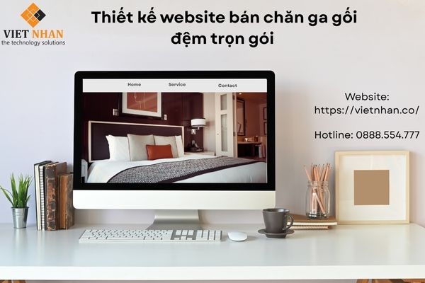 Thiết kế website bán chăn ga gối đệm trọn gói 