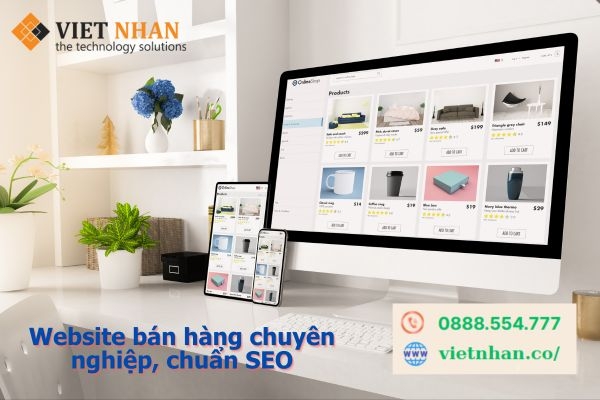  Thiết kế website bán hàng chuyên nghiệp, chuẩn SEO