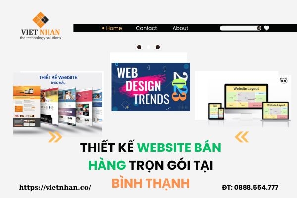 Thiết kế website bán hàng trọn gói tại Bình Thạnh