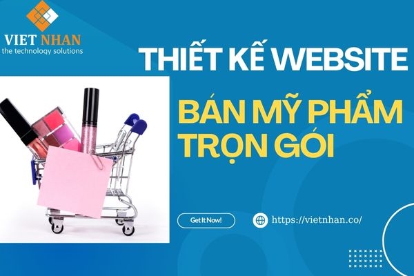 Thiết kế website bán mỹ phẩm trọn gói