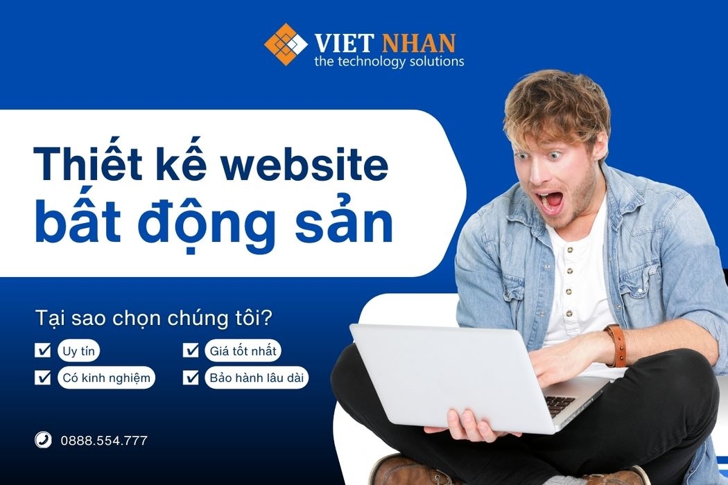 Thiết kế website bất động sản sang trọng, cao cấp, uy tín, chuyên nghiệp