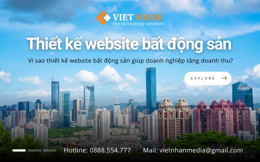 Thiết kế website bất động sản uy tín tại TP HCM