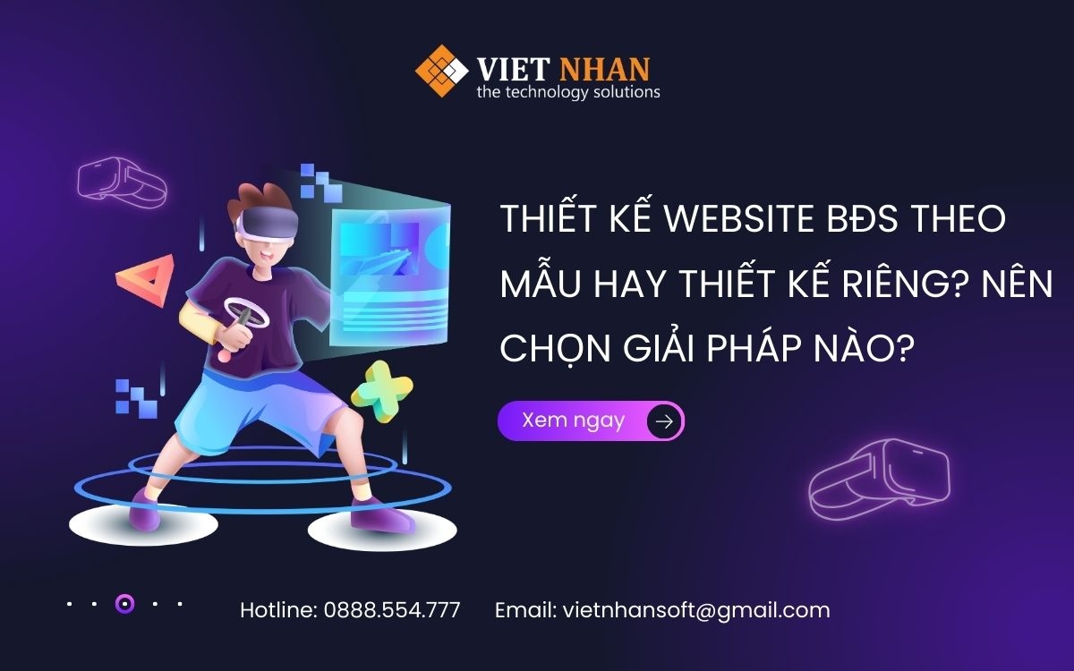 Thiết kế website BĐS theo mẫu hay thiết kế riêng?