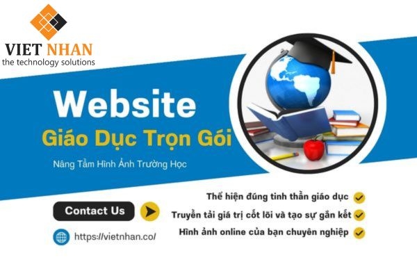 Thiết kế Website Giáo Dục Trọn Gói – Nâng Tầm Hình Ảnh Trường Học Thời Đại Số