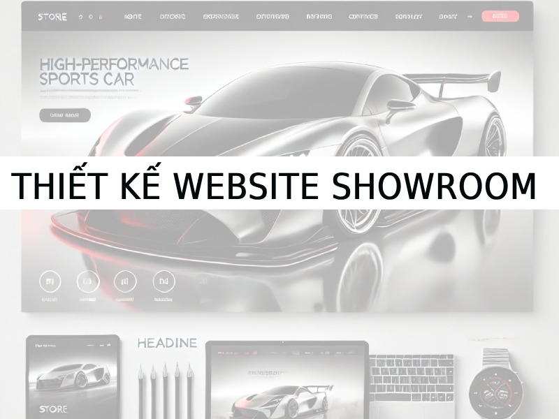 Thiết kế website showroom sang trọng, đẹp mắt, chuyên nghiệp