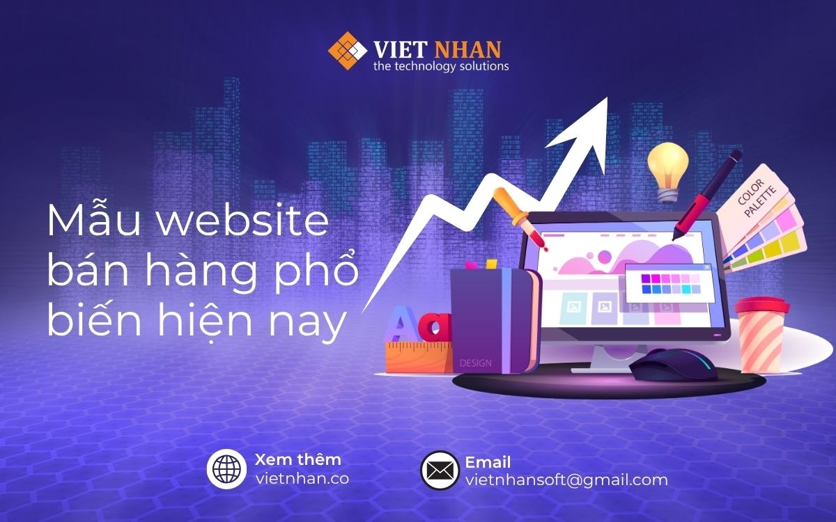 Tổng hợp các loại website bán hàng phổ biến hiện nay