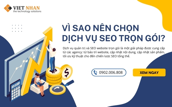 Vì sao nên sử dụng dịch vụ quản trị và SEO website trọn gói?