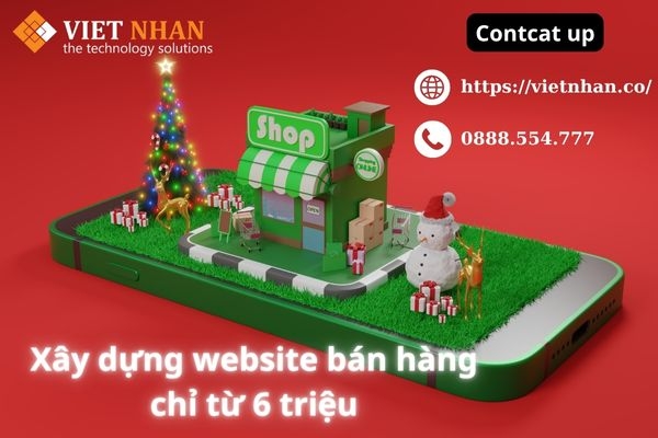 Xây dựng website bán hàng chỉ từ 6 triệu