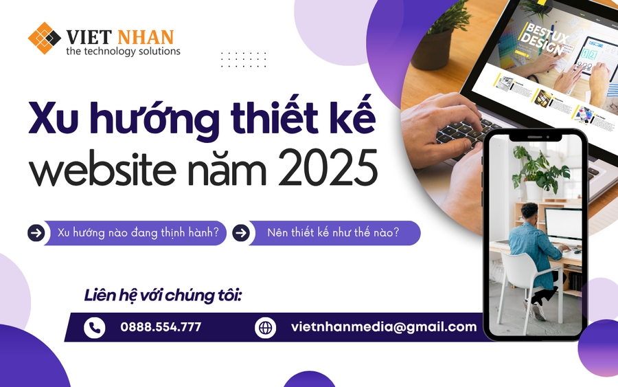 Xu hướng thiết kế website tại TPHCM nổi bật năm 2025